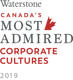 Les cultures d'entreprise les plus admirées au Canada en 2019 par Waterstone 